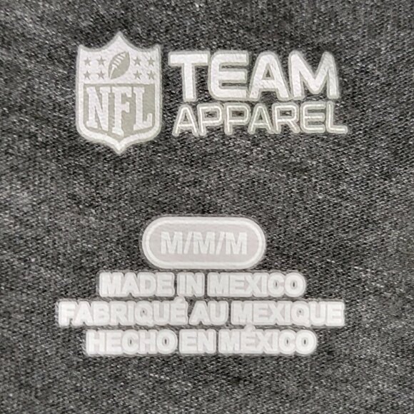 NFL Women's Heather Grey Detroit Lions Football Split Neck Short Sleeve Tee - M - Picture 7 of 7